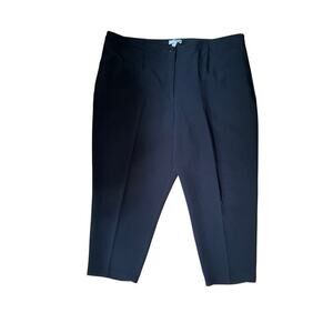 Asos Women's Black Trouser Pants Women's 18 Tapered Ankle Work Career Business